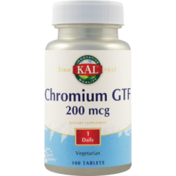 Chromium GTF - pentru mentinerea concentratiilor normale ale glucozei din sange